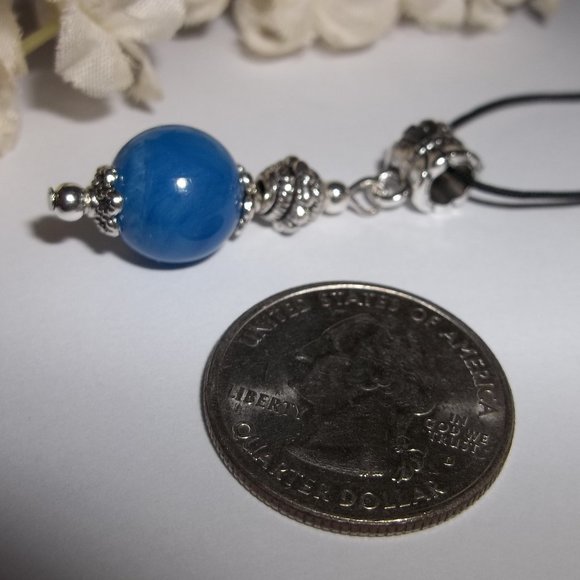 Necklace, Beaded Necklace, Handmade Necklace, Blue Necklace, Necklace, NWT 7840 - Picture 3 of 9